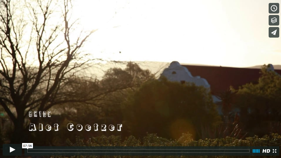 Johan and Alet Wedding Trailer